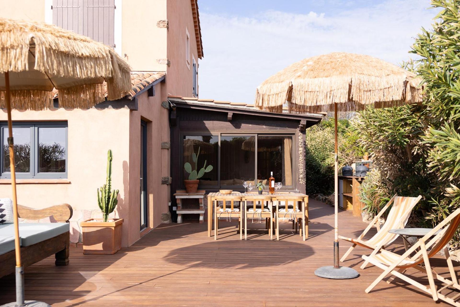 Mersea Beach House At The Sea, Sainte-Maxime La Nartelle Buitenkant foto